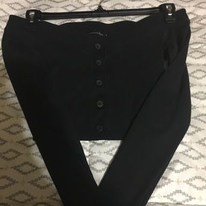 A & F Crop top long sleeve